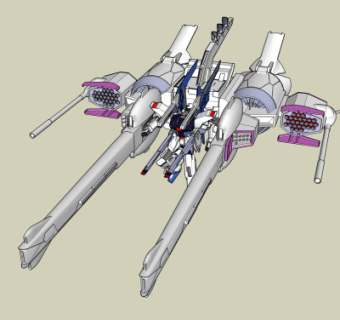 现代高达机器人su模型