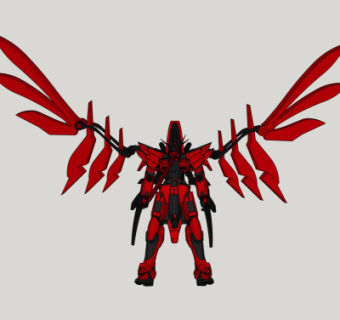 现代高达机器人su模型