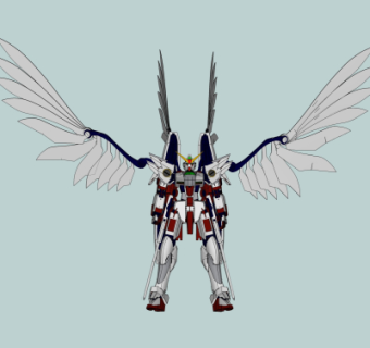 现代高达机器人su模型