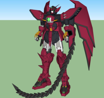 现代高达机器人su模型