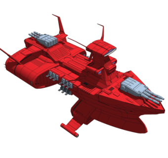 现代星际战舰su模型