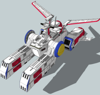 现代星际战舰su模型