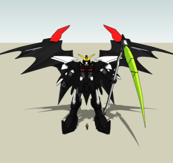 现代高达机器人su模型