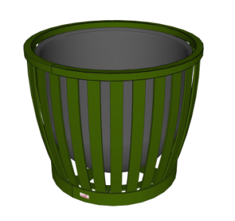 现代衣物收纳筐su模型