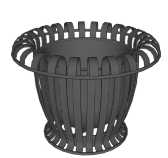 现代衣物收纳筐su模型