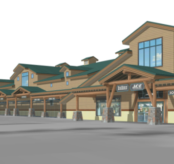 欧式沿街商业建筑su模型