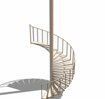 现代楼梯su模型