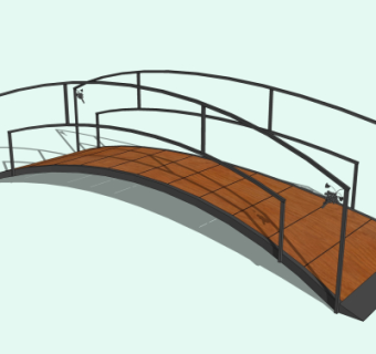 现代大桥免费su模型
