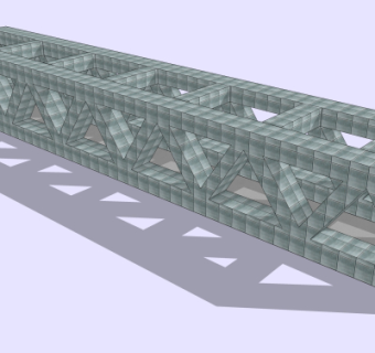 现代公路大桥免费su模型