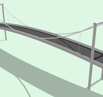 现代大桥免费su模型