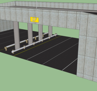 现代大桥免费su模型