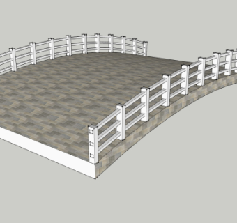 现代大桥免费su模型