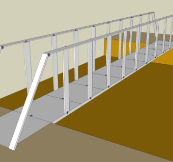 现代大桥免费su模型