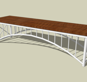 现代大桥免费su模型