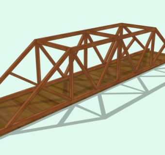 现代大桥免费su模型
