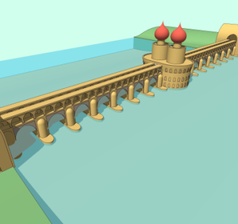 现代大桥免费su模型