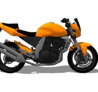 现代摩托车su模型