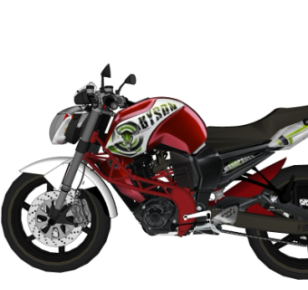 现代摩托车su模型