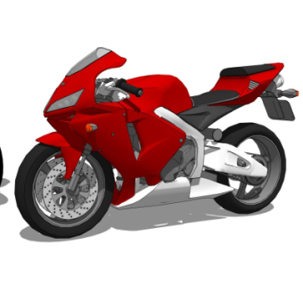 现代摩托车su模型