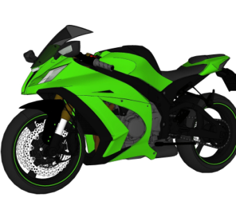现代摩托车su模型