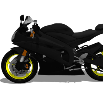 现代摩托车su模型