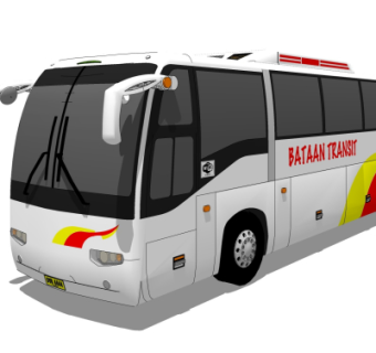 现代巴士su模型