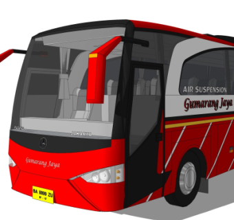 现代巴士su模型