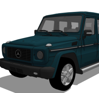 现代汽车su模型