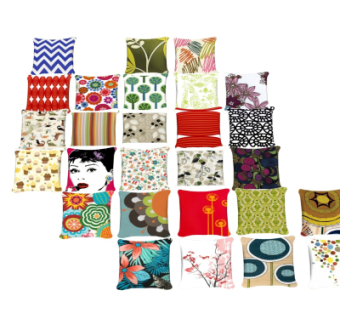 现代布艺抱枕su模型