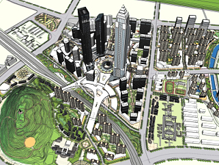 现代城市规划<em>设计</em>su模型