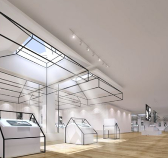 现代美术馆su模型