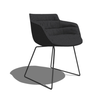 现代单椅su模型