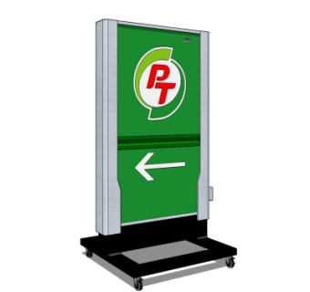 现代指示牌su模型