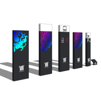 现代广告牌su模型