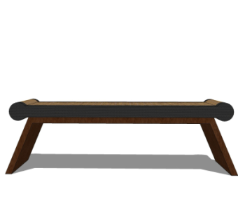 新中式茶几su模型