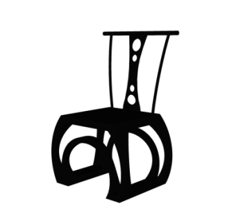 中式单椅su模型