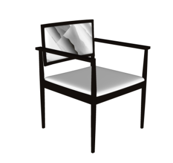 新中式单椅su模型