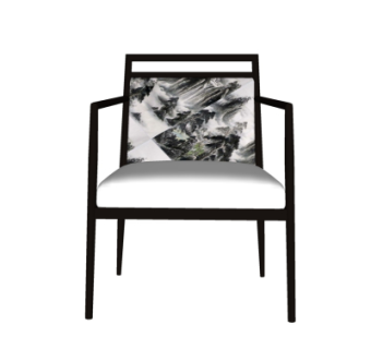 新中式单椅su模型