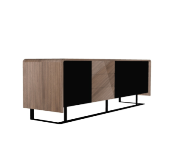 现代边柜su模型