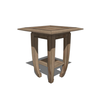 中式角几su模型