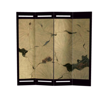 中式屏风su模型