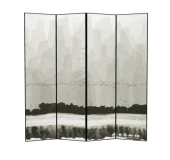 中式屏风su模型