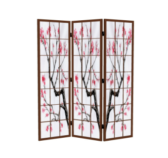 中式屏风su模型