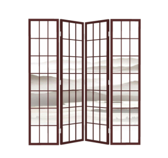 中式屏风su模型