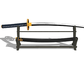 日本武士刀su模型