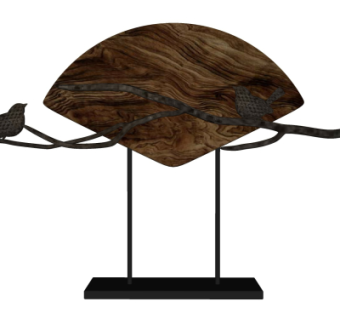 新中式摆件su模型