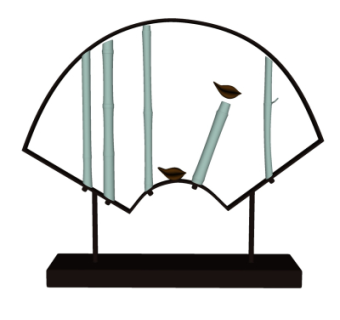 新中式摆件su模型