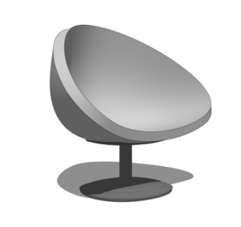 现代休闲椅su模型