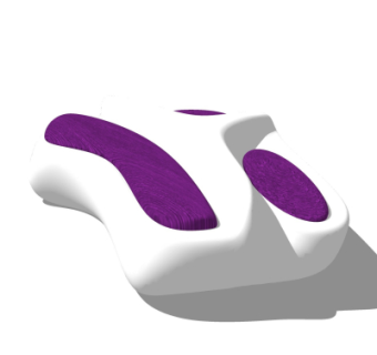 现代公用椅su模型