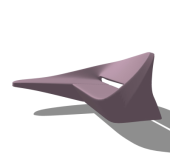 现代公用椅su模型